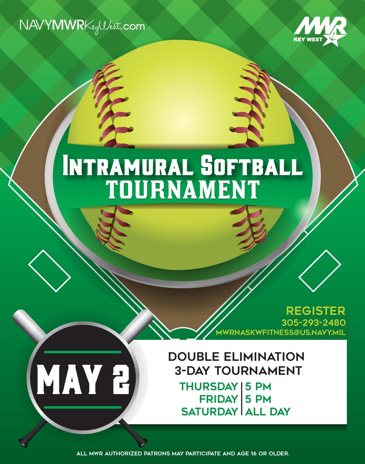 NAS Key West Intramural Softball Tournament May 2024