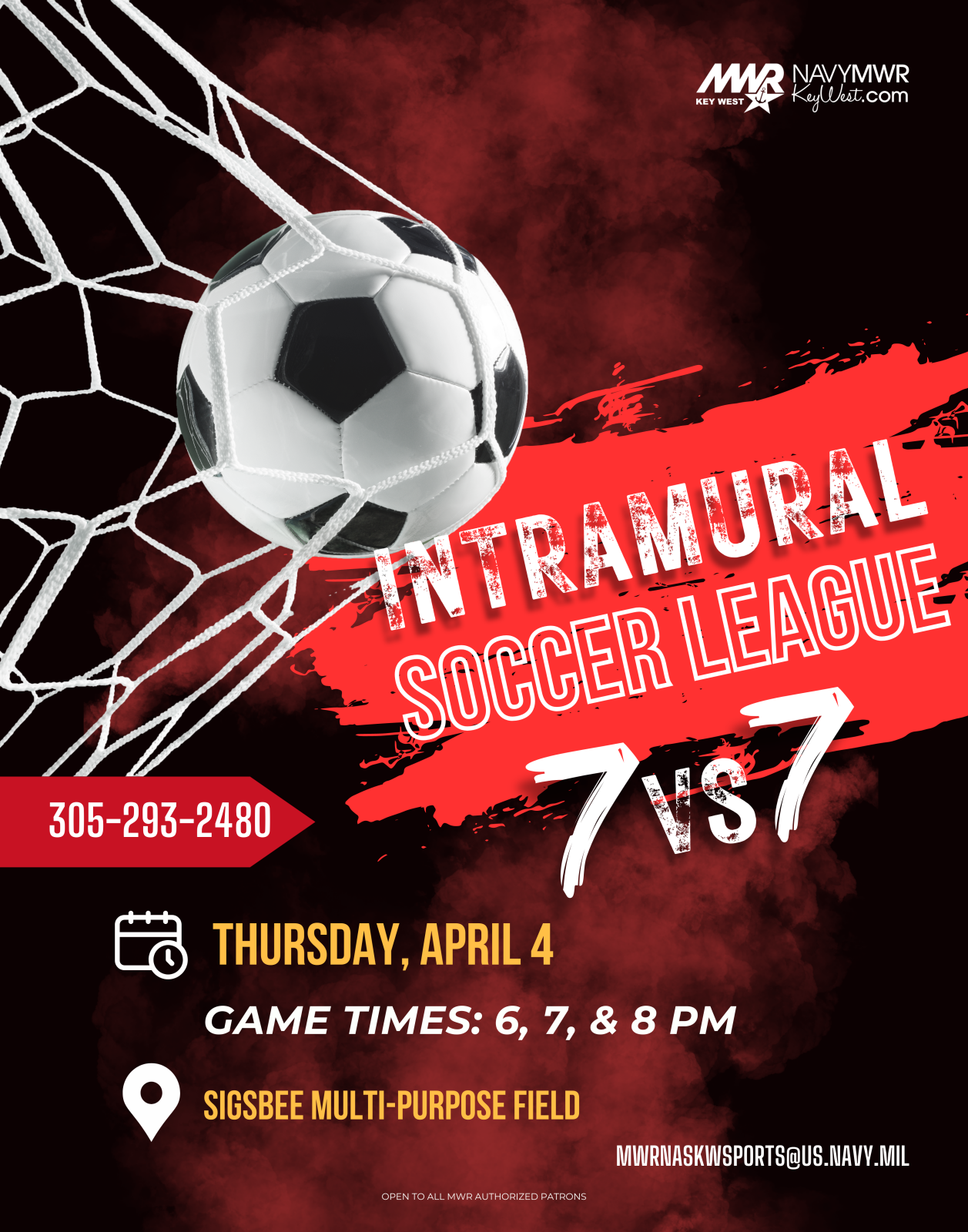 NAS Key Intramural Soccer League April 2024