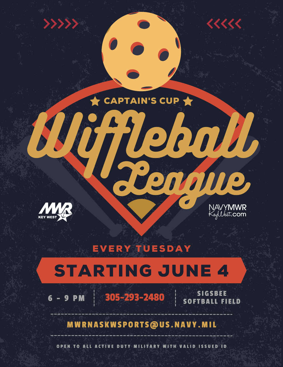 NAS Key West Captain's Cup Wiffleball League June 2024